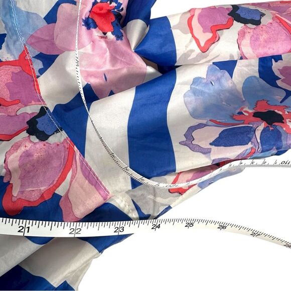 Joules Floral Printed Waterproof Packaway Rain Jacket Women's Size 14 - Picture 4 of 7